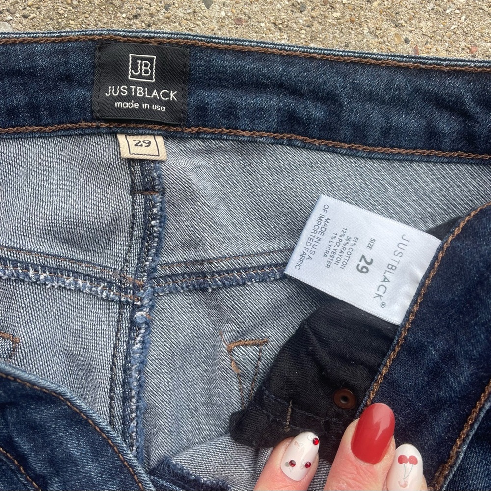 Just Black Skinny Jeans Size 29 - Picture 4 of 7